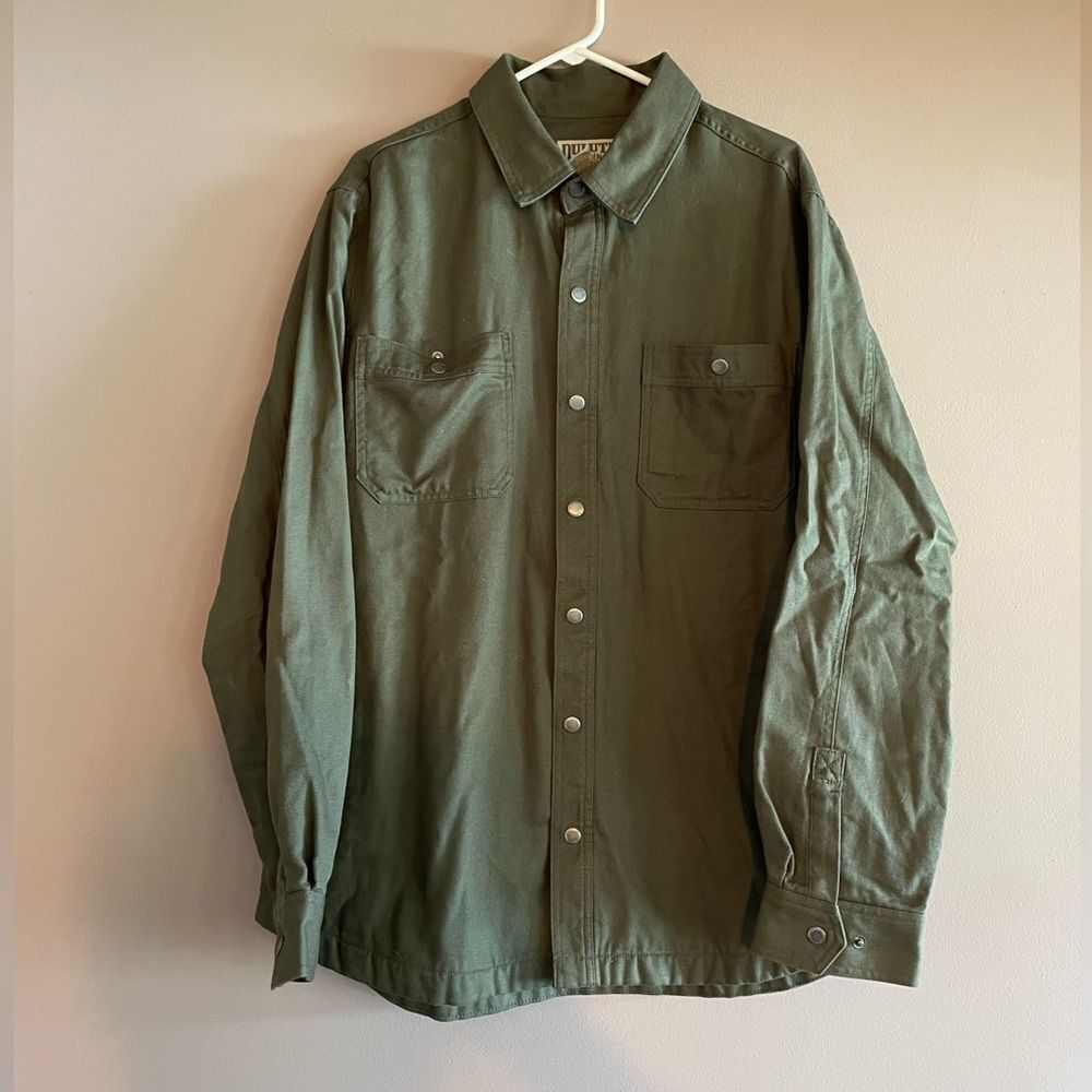 Duluth Trading button down jacket